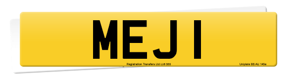 Registration number MEJ 1